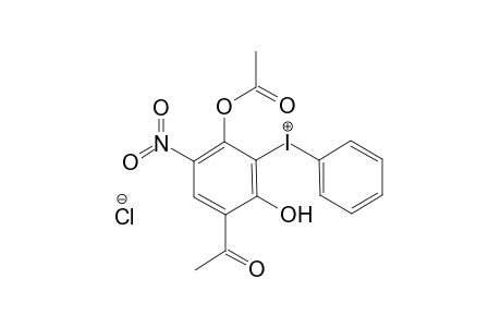 2-Acetoxy-3-nitro-5-acetyl-6-hydroxyphenyliodonium chloride