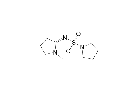 1-Pyrrolidinesulfonamide, N-(1-methyl-2-pyrrolidinylidene)-