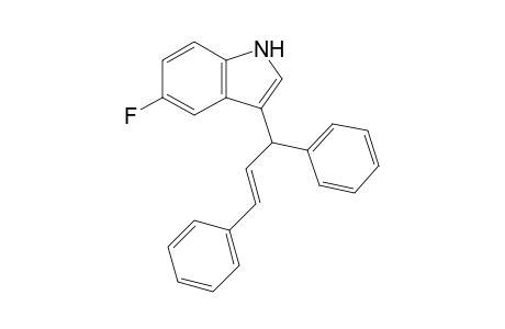 (E)-3-(1,3-diphenylallyl)-5-fluoro-1H-indole