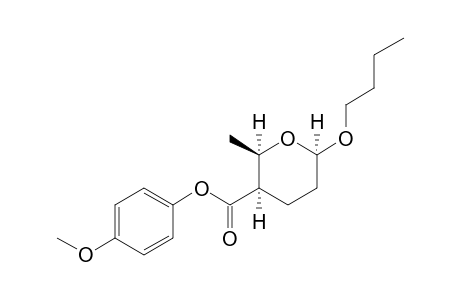 6-Butoxy-2-methyl-2H-(tetrashydro)pyran-3-yl 4'-Methoxybenzoate