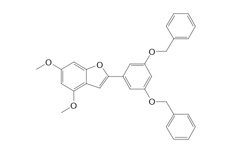 2-(3,5-Dibenzyloxyphenyl)-4,6-dimethoxybenzofuran