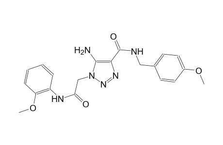 5-amino-1-[2-(2-methoxyanilino)-2-oxoethyl]-N-(4-methoxybenzyl)-1H-1,2,3-triazole-4-carboxamide