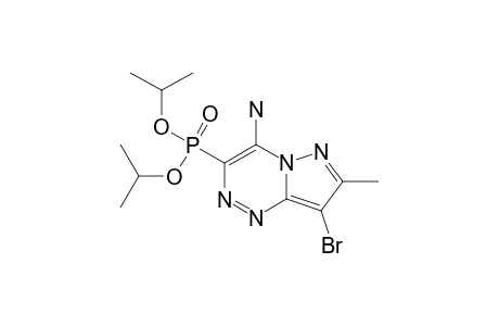 4-AMINO-8-BROMO-7-METHYLPYRAZOLO-[3,2-C]-[1,2,4]-TRIAZIN-3-YL-PHOSPHONIC-ACID-DIISOPROPYLESTER