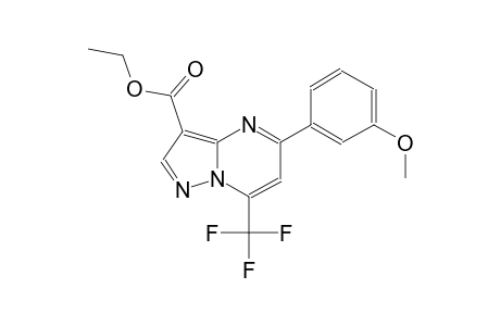 ethyl 5-(3-methoxyphenyl)-7-(trifluoromethyl)pyrazolo[1,5-a]pyrimidine-3-carboxylate