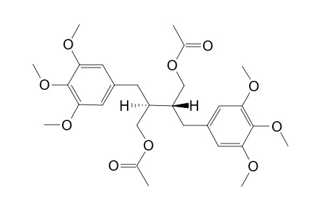 TRANS-2,3-BIS-(3,4,5-TRIMETHOXYBENZYL)-1,4-BUTANEDIOL-DIACETATE