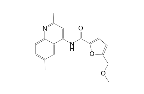 2-furancarboxamide, N-(2,6-dimethyl-4-quinolinyl)-5-(methoxymethyl)-