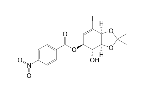 4-Hydroxy-7-iodo-2,2-dimethyl-3a,4,5,7a-tetrahydro-1,3-benzodioxol-5-yl - 4-Nitrobenzoate