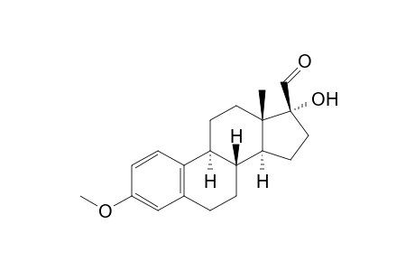 Estra-1,3,5(10)-triene-17-carboxaldehyde, 17-hydroxy-3-methoxy-, (17.beta.)-