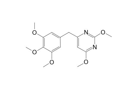 2,4-Dimethoxy-6-(3,4,5-trimethoxybenzyl)pyrimidine