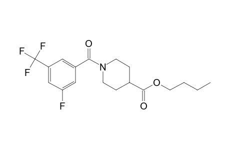 Isonipecotic acid, N-(3-fluoro-5-trifluoromethylbenzoyl)-, butyl ester