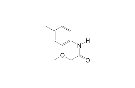 2-Methoxy-N-(4-methylphenyl)acetamide