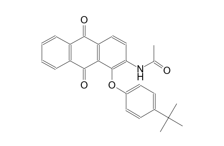 acetamide, N-[1-[4-(1,1-dimethylethyl)phenoxy]-9,10-dihydro-9,10-dioxo-2-anthracenyl]-