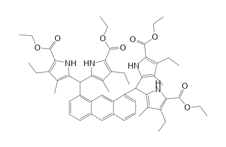 1,8-Bis{[5,5'-bis(ethoxycarbonyl)-4,4'-diethyl-3,3'-dimethyl-2,2'-dipyrryl]methyl}anthracene