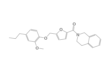 2-{5-[(2-methoxy-4-propylphenoxy)methyl]-2-furoyl}-1,2,3,4-tetrahydroisoquinoline