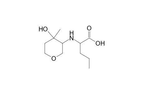 2-(4-Hydroxy-4-methyl-tetrahydro-pyran-3-ylamino)-pentanoic acid