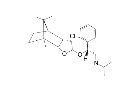 #3B;[2-R-(2-ALPHA-(R*),3A-ALPHA,4-ALPHA,7-ALPHA,7A-ALPHA)]-2-CHLORO-N-(1-METHYLETHYL)-BETA-[(OCTAHYDRO-7,8,8-TRIMETHYL-4,7-METHANOBENZOFURAN-2-YL)-OXY]-BENZENE