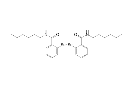 N-hexyl-2-[[2-(hexylcarbamoyl)phenyl]diselanyl]benzamide