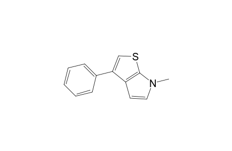 6H-Thieno[2,3-b]pyrrole, 6-methyl-3-phenyl-