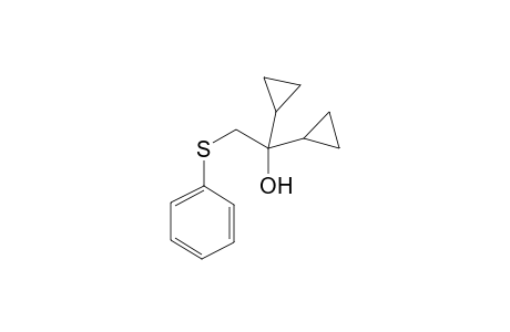 1,1-Dicyclopropyl-2-(phenylthio)ethan-1-ol