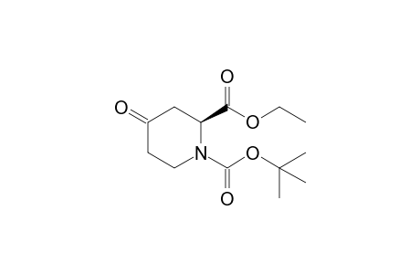 (2S)-4-ketopiperidine-1,2-dicarboxylic acid O1-tert-butyl ester O2-ethyl ester
