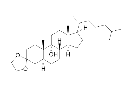 9.alpha.-Hydroxy-3-ethylenedioxycholestane