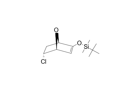 (+/-)-2-([(TERT.-BUTYL)-DIMETHYLSILYL]-OXY)-5-ENDO-CHLORO-7-OXABICYClO-[2.2.1]-HEPT-2-ENE