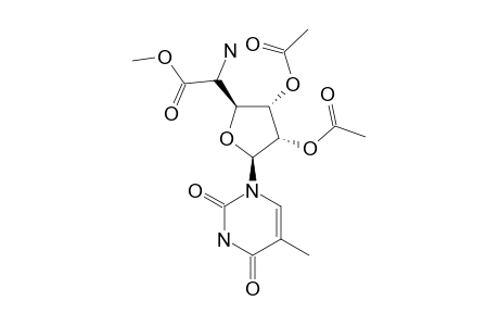 METHYL-5-AMINO-1,5-DIDEOXY-1-(3,4-DIHYDRO-5-METHYL-2,4-DIOXO-1(2H)-PYRIMIDINYL)-BETA-D-ALLOFURAN-URONATE-2,3-DIACETATE