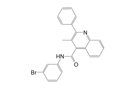 N-(3-bromophenyl)-3-methyl-2-phenyl-4-quinolinecarboxamide