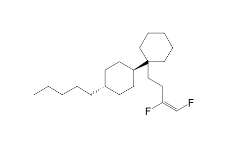 1-{trans-1-[(E)-3,4-Difluoro-3-butenyl]cyclohexyl}-trans-4-(pentyl)cyclohexane