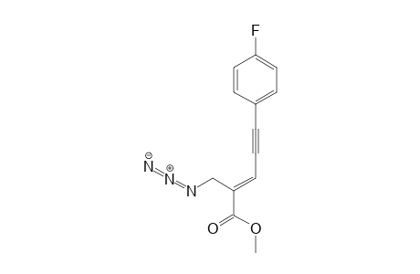 (E)-Methyl 2-(azidomethyl)-5-(4-fluorophenyl)pent-2-en-4-ynoate