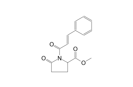 methyl 5-oxo-1-[(2E)-3-phenyl-2-propenoyl]-2-pyrrolidinecarboxylate