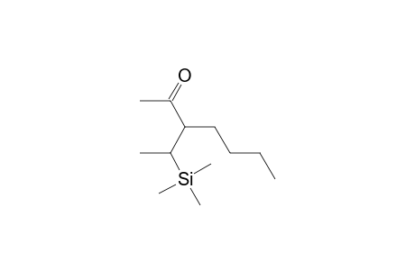 2-Heptanone, 3-[1-(trimethylsilyl)ethyl]-