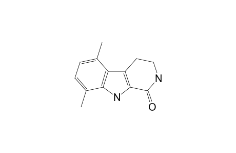 5,8-Dimethyl-2,3,4,9-tetrahydro-$b-carbolin-1-one