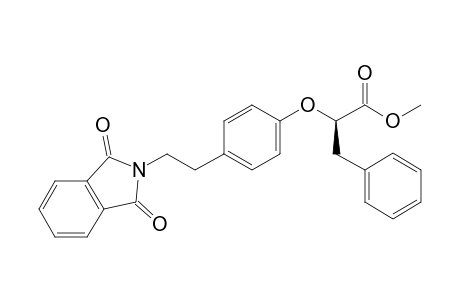 R-Methyl 2-[4-(2-phthalimido-2-yl-ethyl)phenoxy]-3-phenyl-propanoate