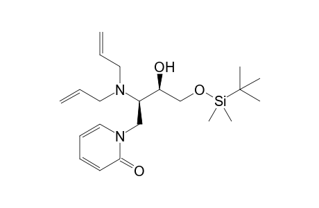 1-[(2R,3R)-2-[bis(prop-2-enyl)amino]-4-[tert-butyl(dimethyl)silyl]oxy-3-hydroxybutyl]-2-pyridinone