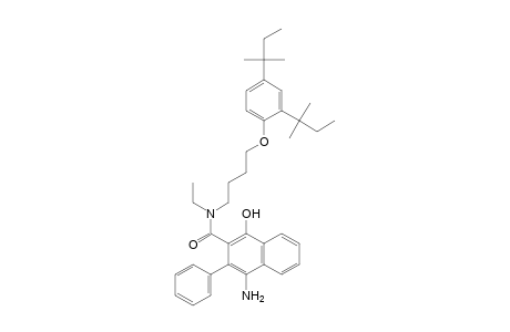2-Naphthalenecarboxamide, 4-amino-N-[4-[2,4-bis(1,1-dimethylpropyl)phenoxy]butyl]-N-ethyl-1-hydroxy-3-phenyl-