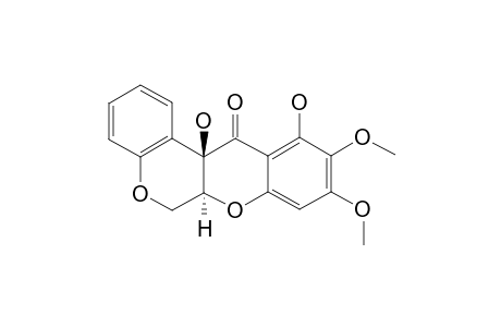 COCCINEONE-E;9,10-DIMETHOXY-11,12A-DIHYDROXY-ROTENOID