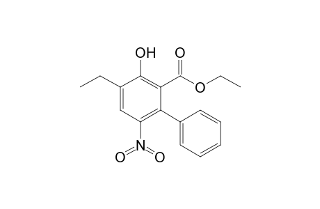 Ethyl 4-ethyl-3-hydroxy-6-nitrobiphenyl-2-carboxylate