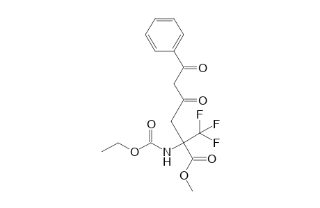 Methyl N-(Ethoxycarbonyl)-4,6-dioxo-6-phenyl-2-(trifluoromethyl)norleucinate
