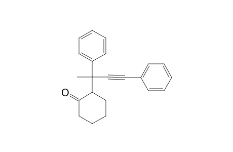 2-(1-METHYL-1,3-DIPHENYLPROPYNYL)-CYCLOHEXANONE