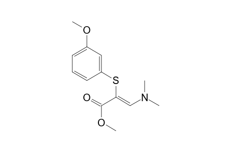 Methyl (Z)-2-(3-methoxyphenylthio)-3-dimethylaminoacrylate