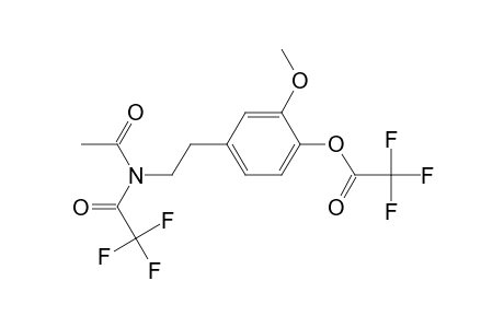 Acetic acid, trifluoro-, 4-[2-[acetyl(trifluoroacetyl)amino]ethyl]-2-methoxyphenyl ester