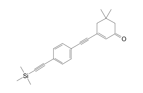 1-(5,5-DIMETHYL-3-OXOCYCLOHEX-1-ENYLETHYNYL)-4-(TRIMETHYLSILYLETHYNYL)-BENZENE