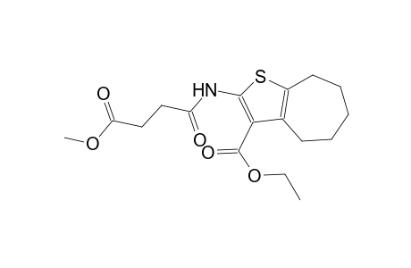 ethyl 2-[(4-methoxy-4-oxobutanoyl)amino]-5,6,7,8-tetrahydro-4H-cyclohepta[b]thiophene-3-carboxylate