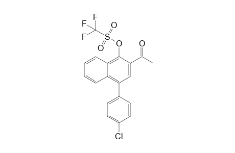2-Acetyl-4-(4-chlorophenyl)naphthalen-1-yl trifluoromethanesulfonate
