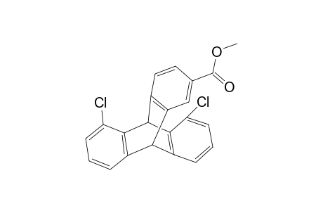 9,10[1',2']-Benzenoanthracene-1-carboxylic acid, 8,13-dichloro-9,10-dihydro-, methyl ester