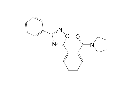 3-phenyl-5-[2-(1-pyrrolidinylcarbonyl)phenyl]-1,2,4-oxadiazole