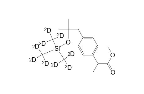 1-(1-Methoxycarbonylethyl)-4-(2-methyl-2-(trimethylsilyl-D9)oxypropyl)benzene