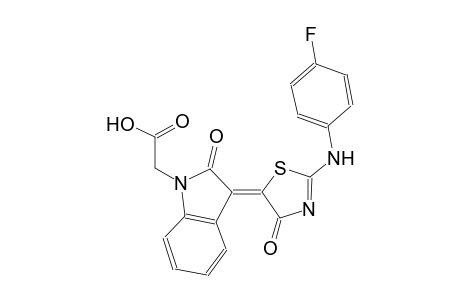 1H-indole-1-acetic acid, 3-(2-[(4-fluorophenyl)amino]-4-oxo-5(4H)-thiazolylidene)-2,3-dihydro-2-oxo-, (3Z)-