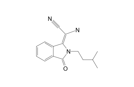AMINO-[2-(3-METHYLBUTYL)-3-OXO-2,3-DIHYDRO-1H-ISOINDOL-1-YLIDENE]-ACETONITRILE;(Z)-ISOMER